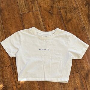 YoungLA White Crop Top for Women